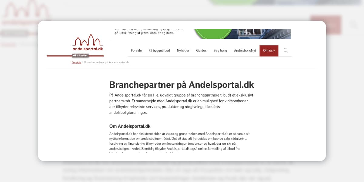 Branchepartner AndelsboligNyt