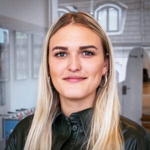 Potræt af Frederikke S. Larsen