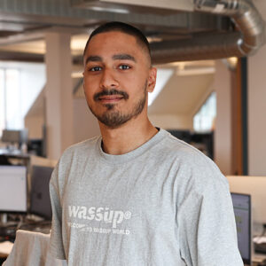 Potræt af Hamza Inayat