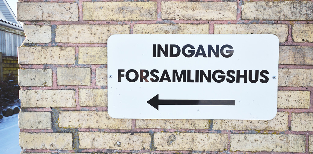 Indgang for samlingshus