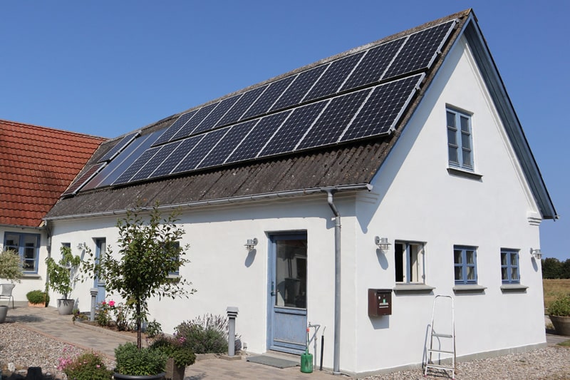 Solceller på tag